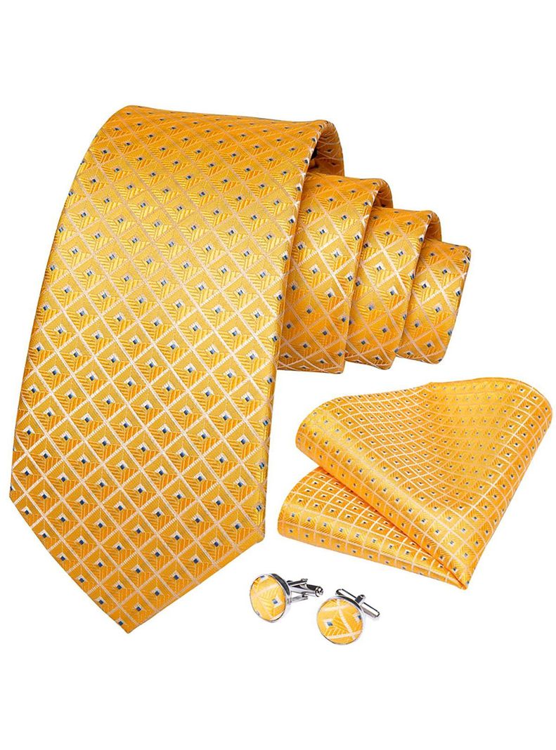 Set Corbata + Paño + Collera formal hombre. Modelo Solinario-0