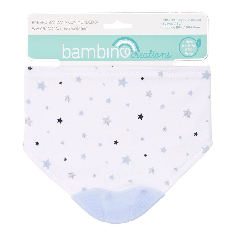 Babero Mordedor Bambino Blanco Space Niño-0