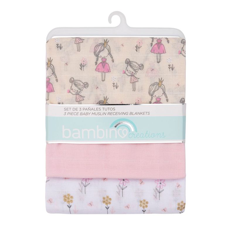 Set 3 Pañales Tuto Beige Princesas Niña-0