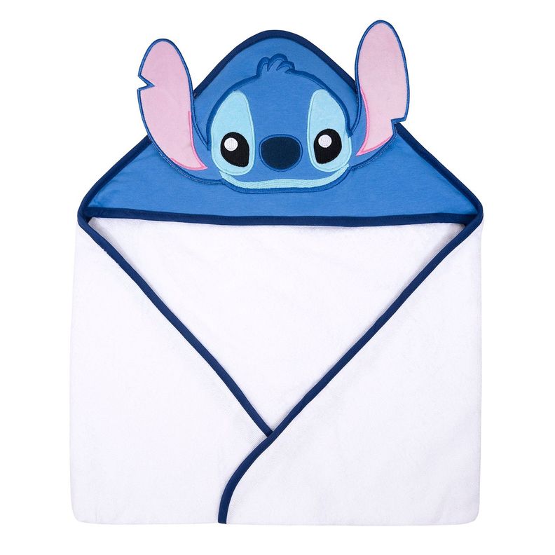 Toalla Capucha Azul Stitch Unisex-1