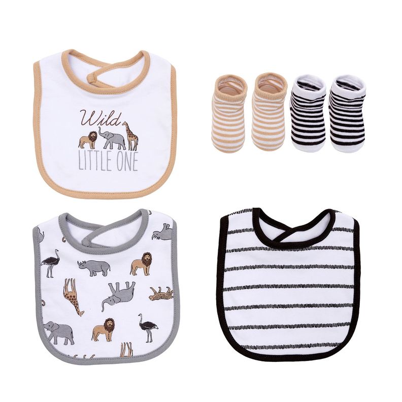 Set Baberos + Calcetines Niño Wild Bambino-1