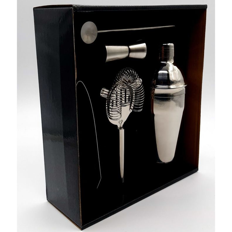 Coctelera pinzas batidor acero inox 21cm set 7pcs-1