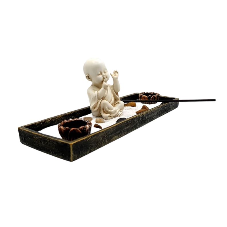 Buda Jardin Mini Zen Mudo Con Accesorio 31x12x11cm-2