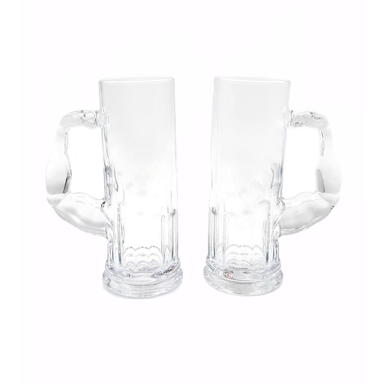 Vasos Shoperos Cerveceros Set 2 Piezas 550ml Vidrio-1