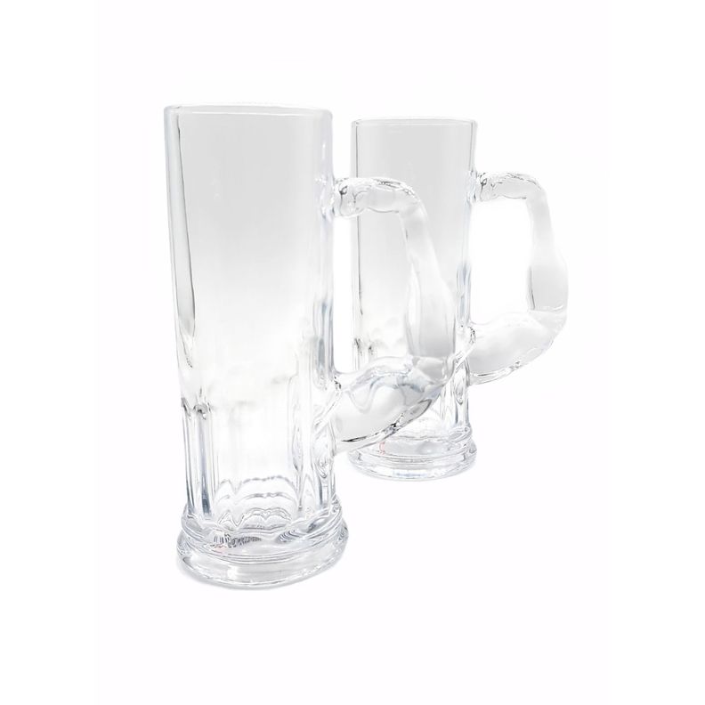 Vasos Shoperos Cerveceros Set 2 Piezas 550ml Vidrio-3