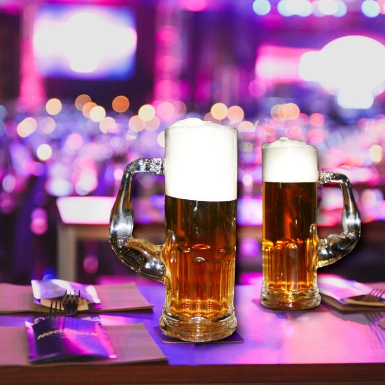 Vasos Shoperos Cerveceros Set 2 Piezas 550ml Vidrio-4