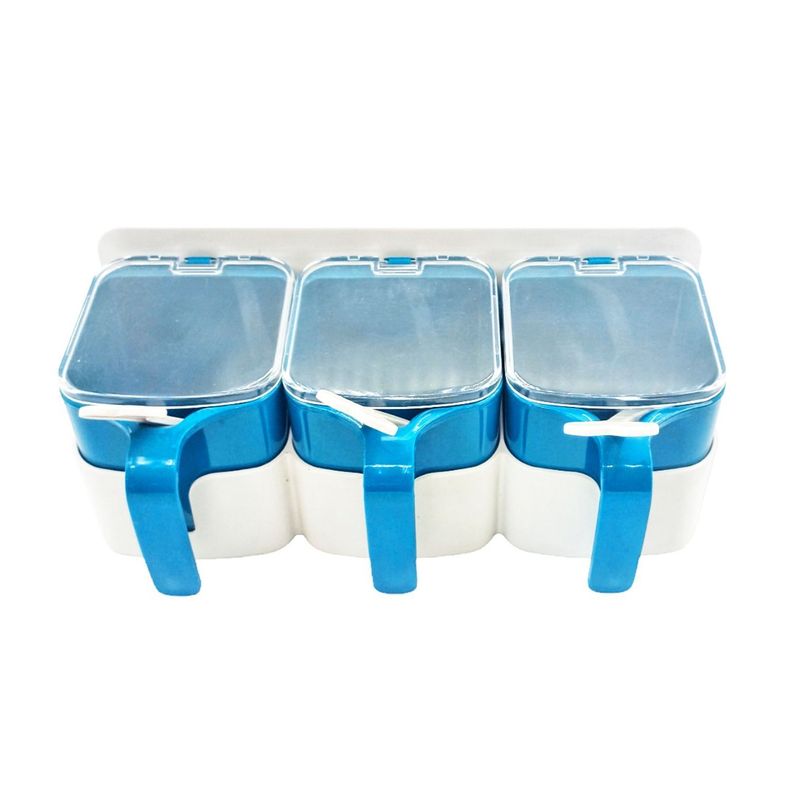 Especieros frascos condimentos 3 pcs con cuchara a-1