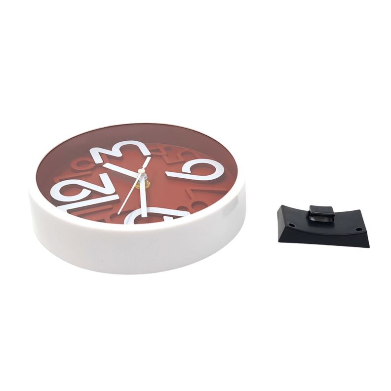 Reloj Pared Mural Redondo 17x4cm N/Grandes-1