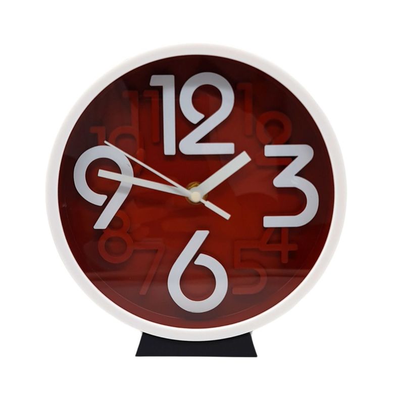 Reloj Pared Mural Redondo 17x4cm N/Grandes-0