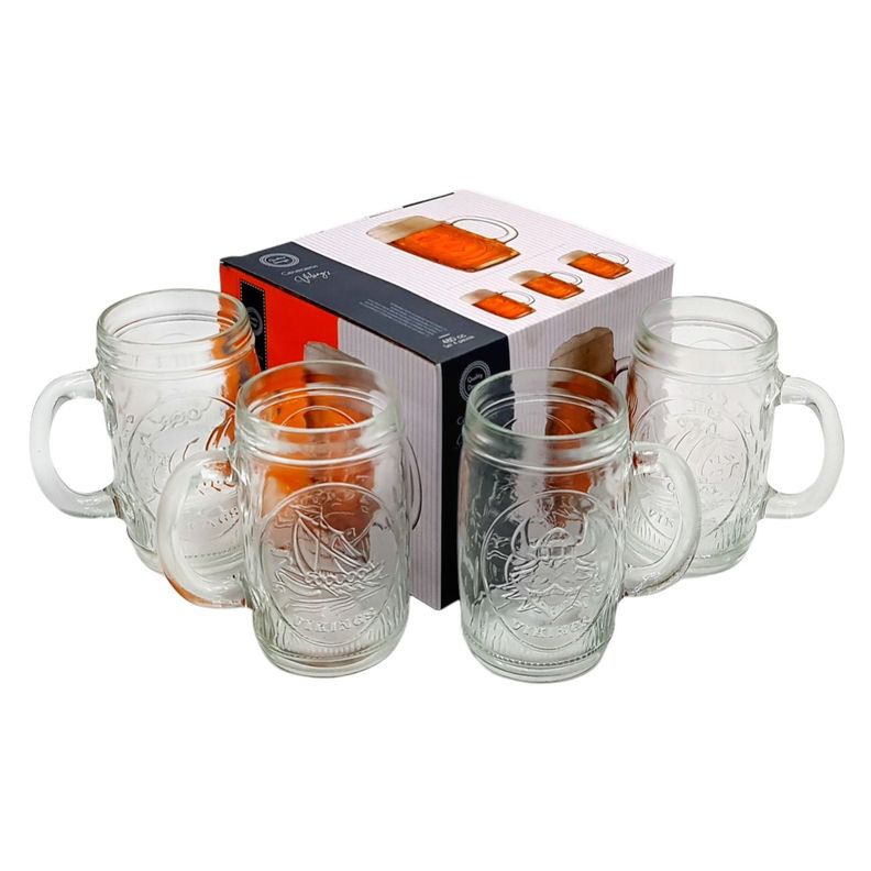 Vasos Cerveceros Set 4 Piezas Shop 480Ml-1