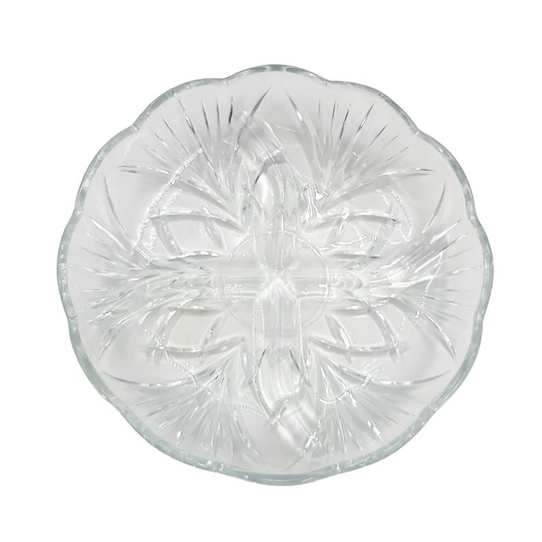 Plato fuente cocktail vidrio 18X18X4Cm-1