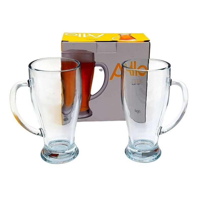 Vasos Cerveceros Set 2 Piezas Shop 420ml-2