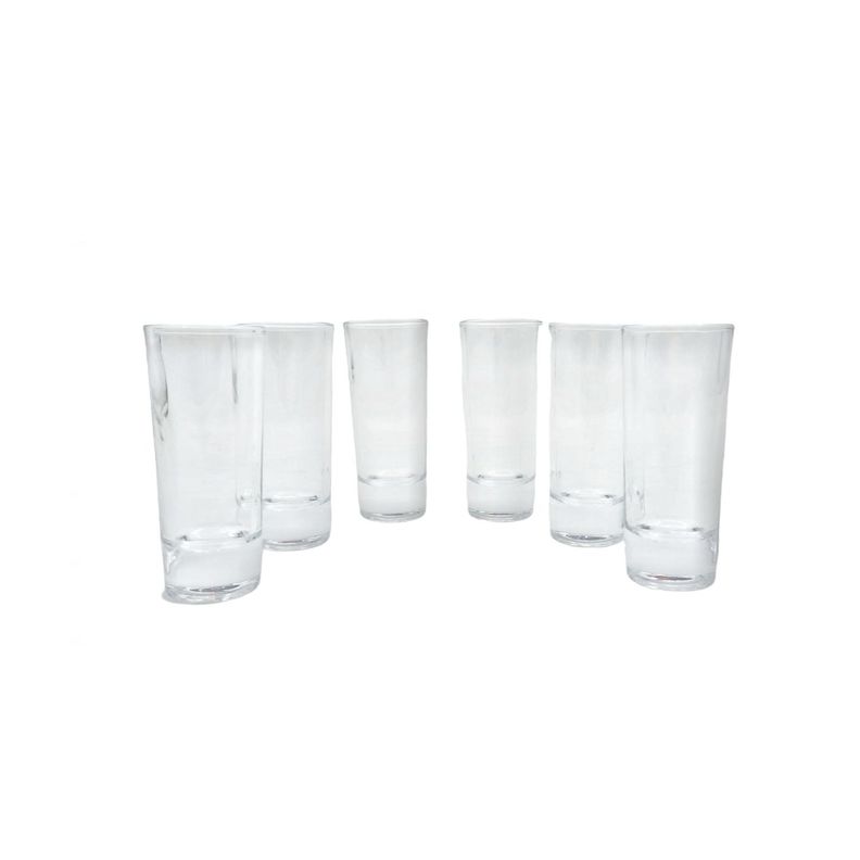 VASO SHOT TEQUILERO VIDRIO SET 6 PIEZAS 68ML-1