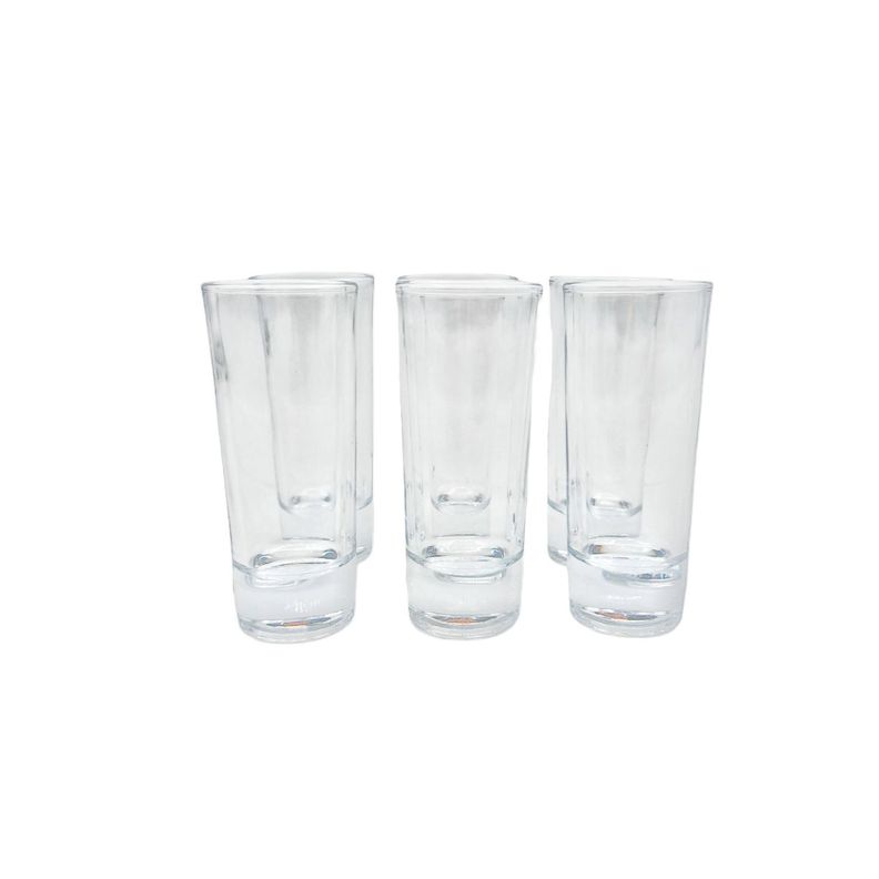 VASO SHOT TEQUILERO VIDRIO SET 6 PIEZAS 68ML-2