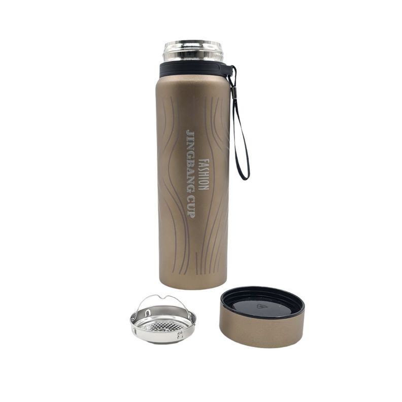Termo Bala Acero Inox 900ml 27cm alto c/infusor B-1