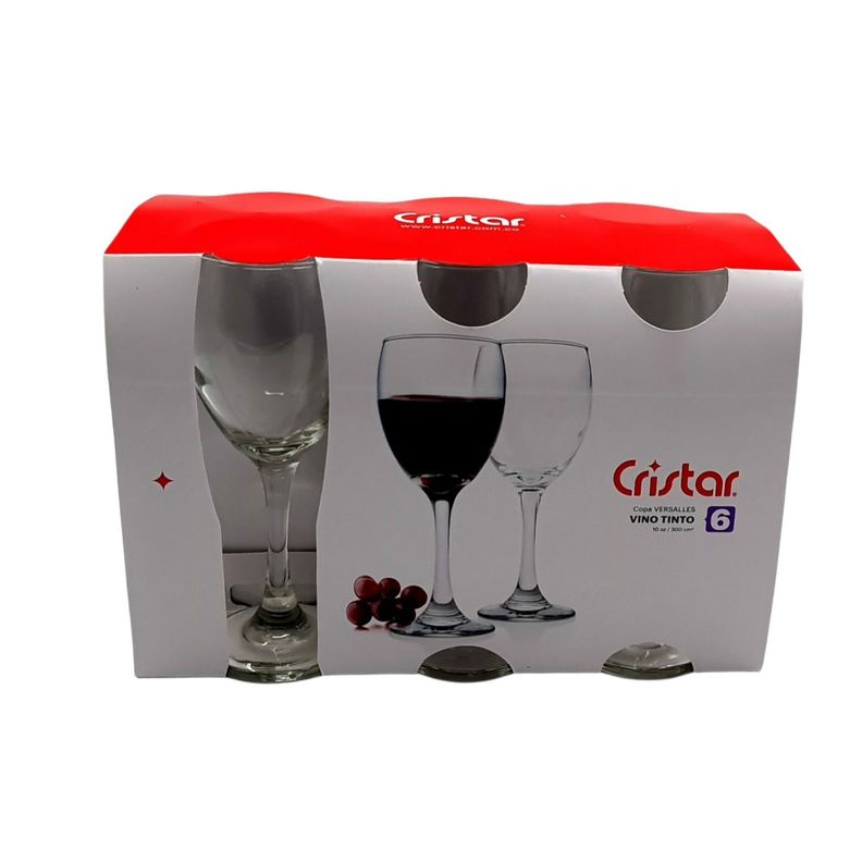 Copa Set 6 Piezas Champagne Versalles Vidrio 300Ml-2