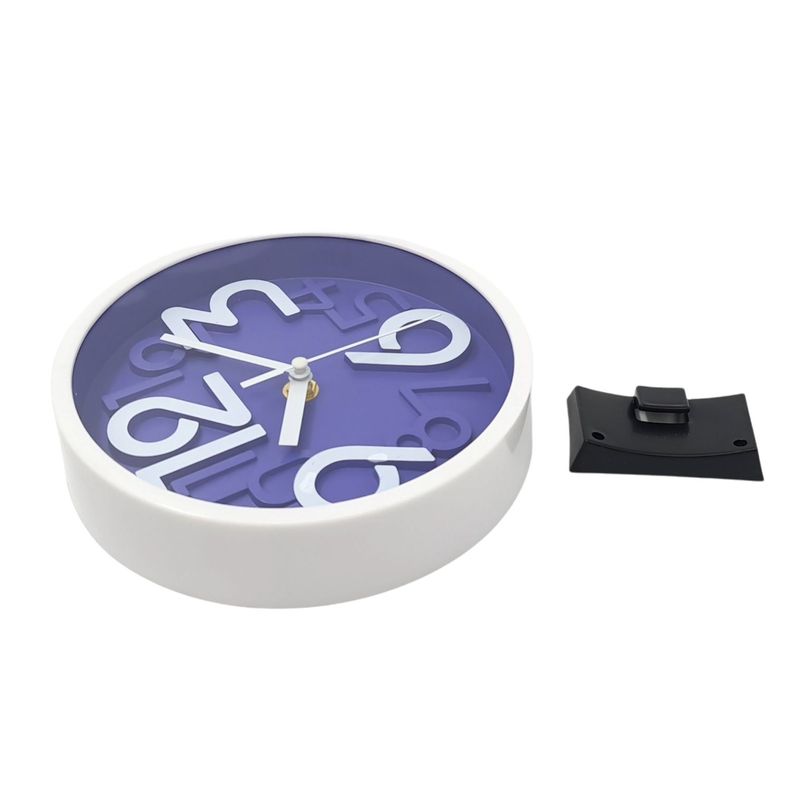 Reloj Pared Mural Redondo 17x4cm N/Grandes-1
