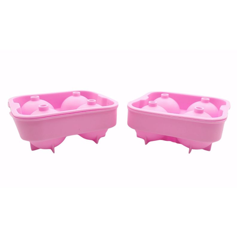 Hielera cubeta para hielo molde silicona  set 2pcs-2