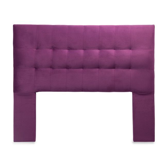Respaldo 2 Plazas Felpa Morado Cp Alice