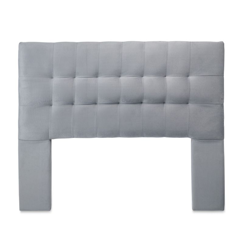 Respaldo 2 Plazas Felpa Gris Cp Alice