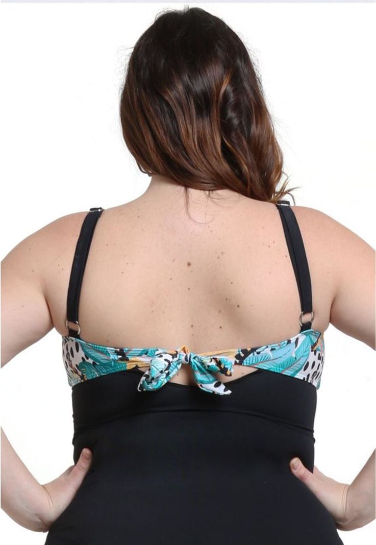 Tankini reductor estampado verde-1