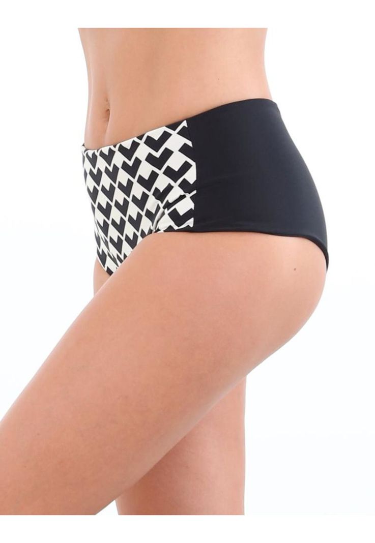 Bikini pin up reversible estampado beige