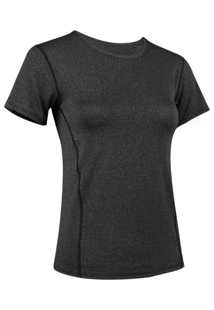 Polera deportiva básica negra-0
