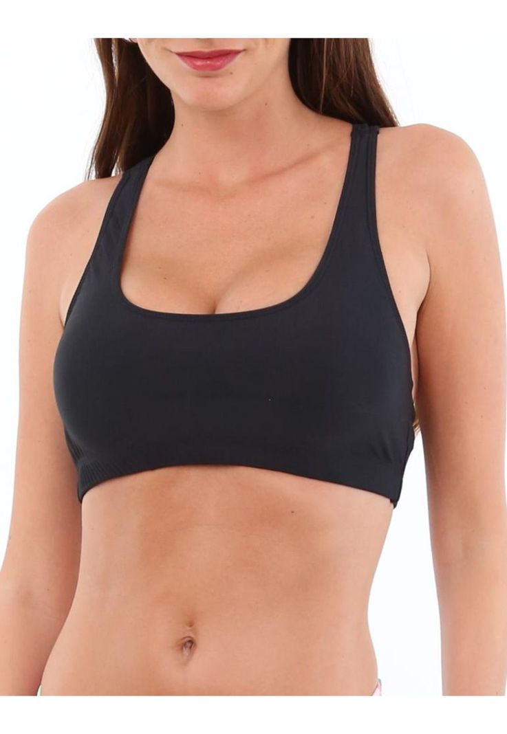 Peto deportivo de lycra negro-0