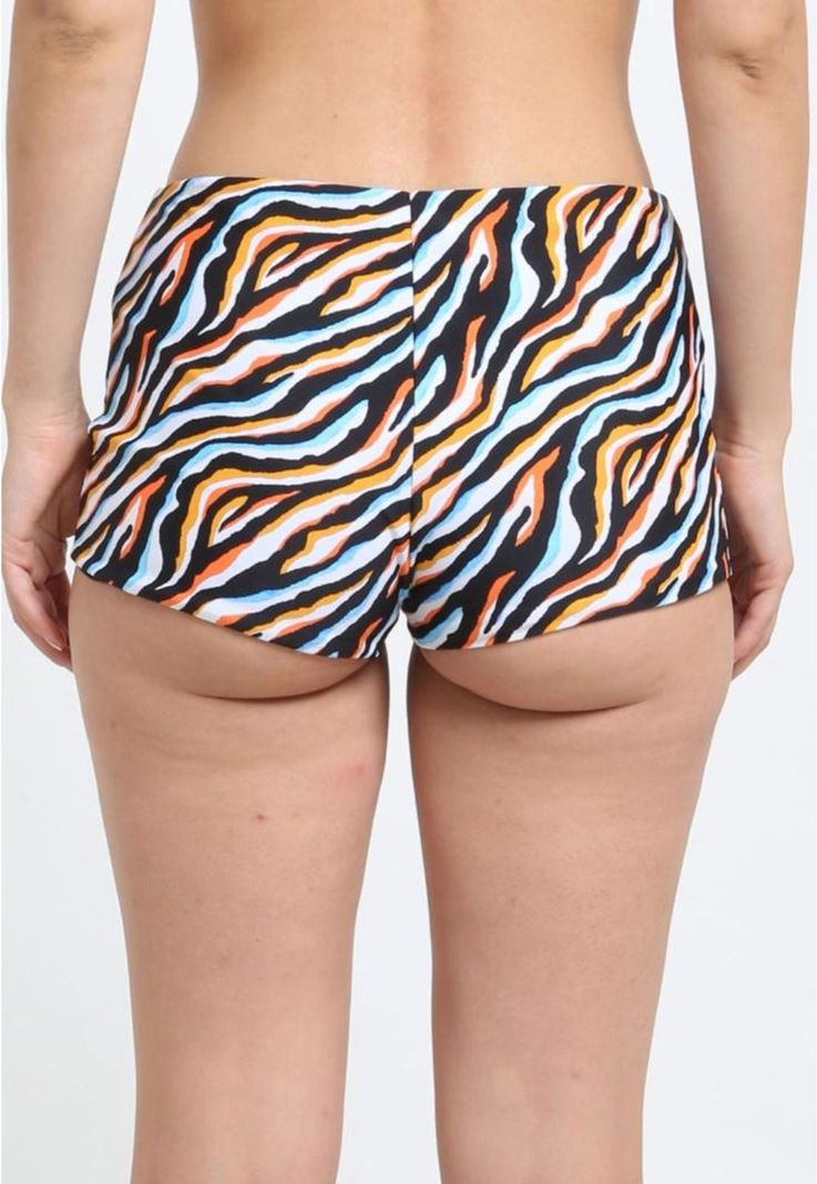 Bikini hot pant juvenil animal print-1