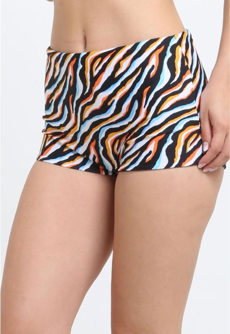 Bikini hot pant juvenil animal print-2