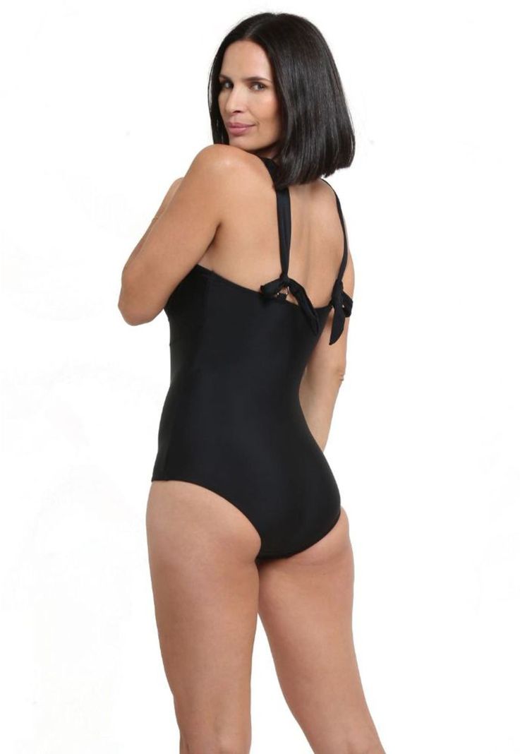 Traje de baño reductor negro-2