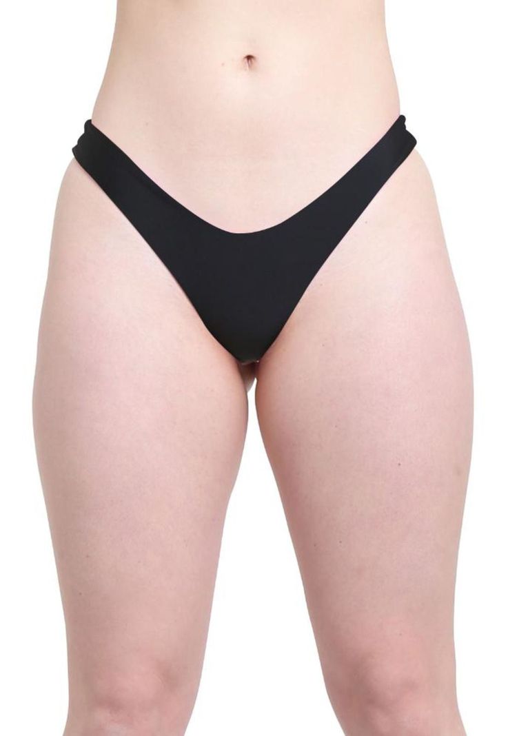 Bikini culote sin costura negro S