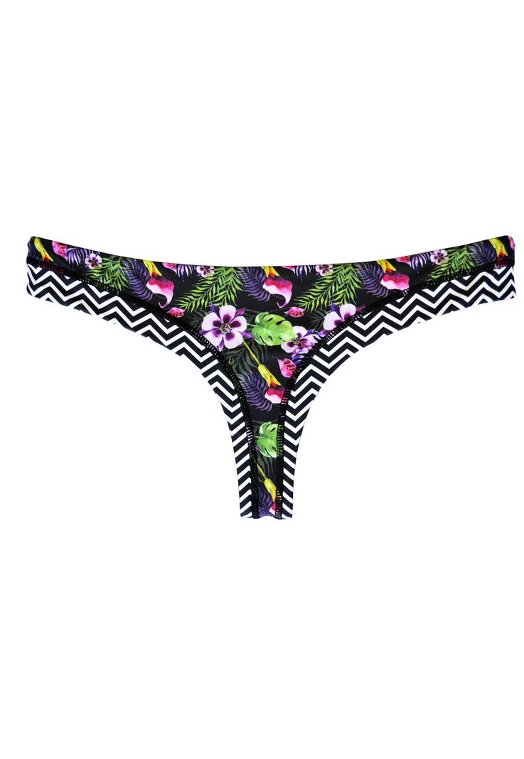 Bikini calzón colaless reversible estampado-2