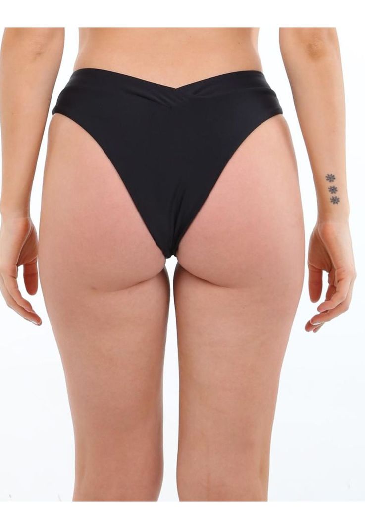 Bikini tanga en V negro-1