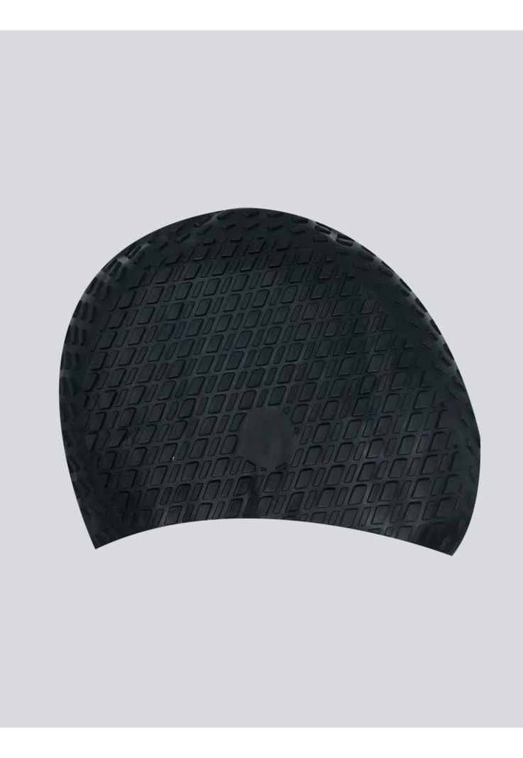 Gorro goma grande natación negro-0