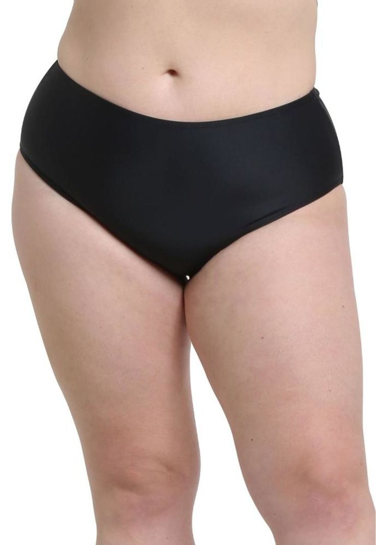 Bikini calzon estilo pin up negro
