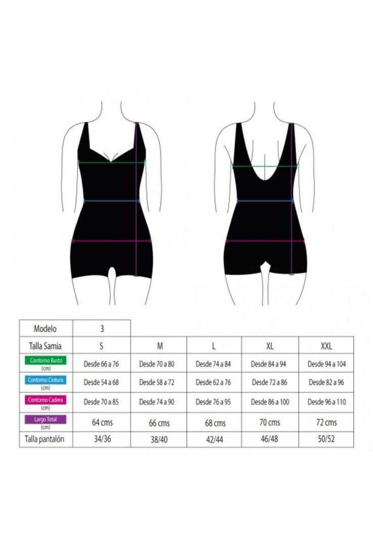 Traje de baño Deportivo media pierna negro-3