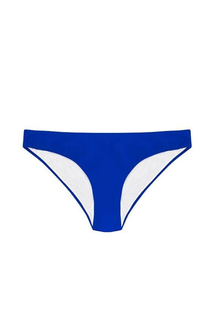 Bikini calzon clasico con pinza azul XL