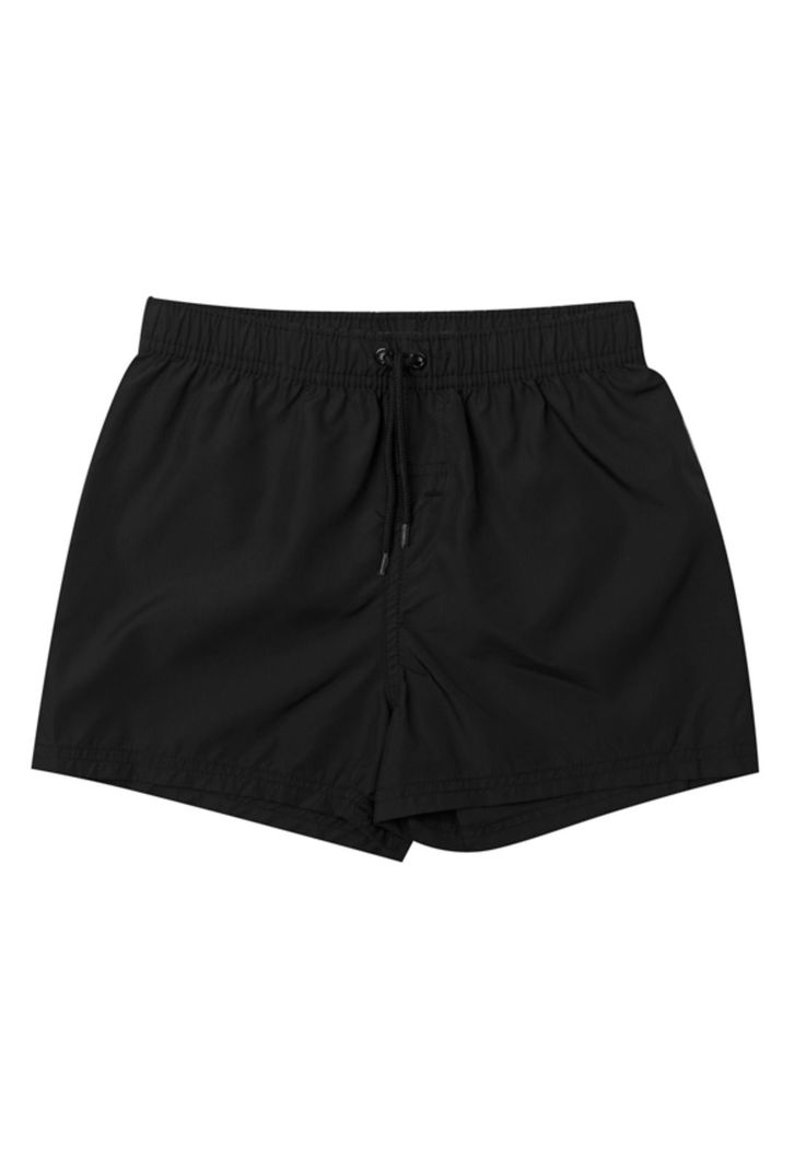 Traje de baño negro short niño-0