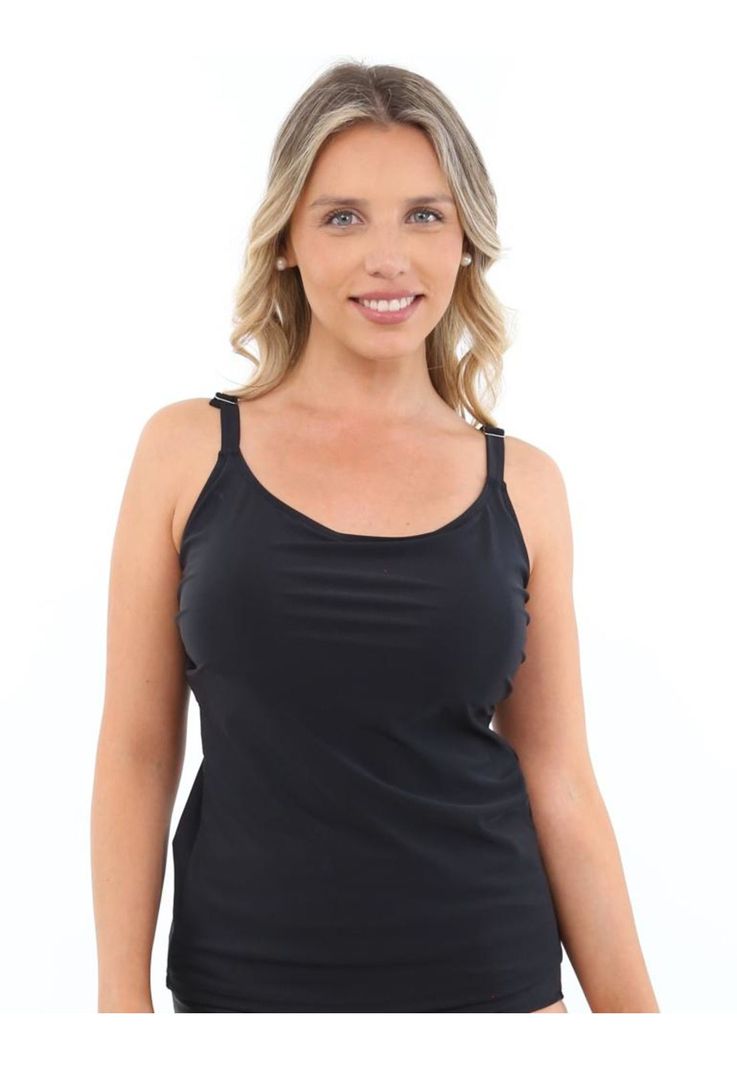 Polera tankini básico negro-0