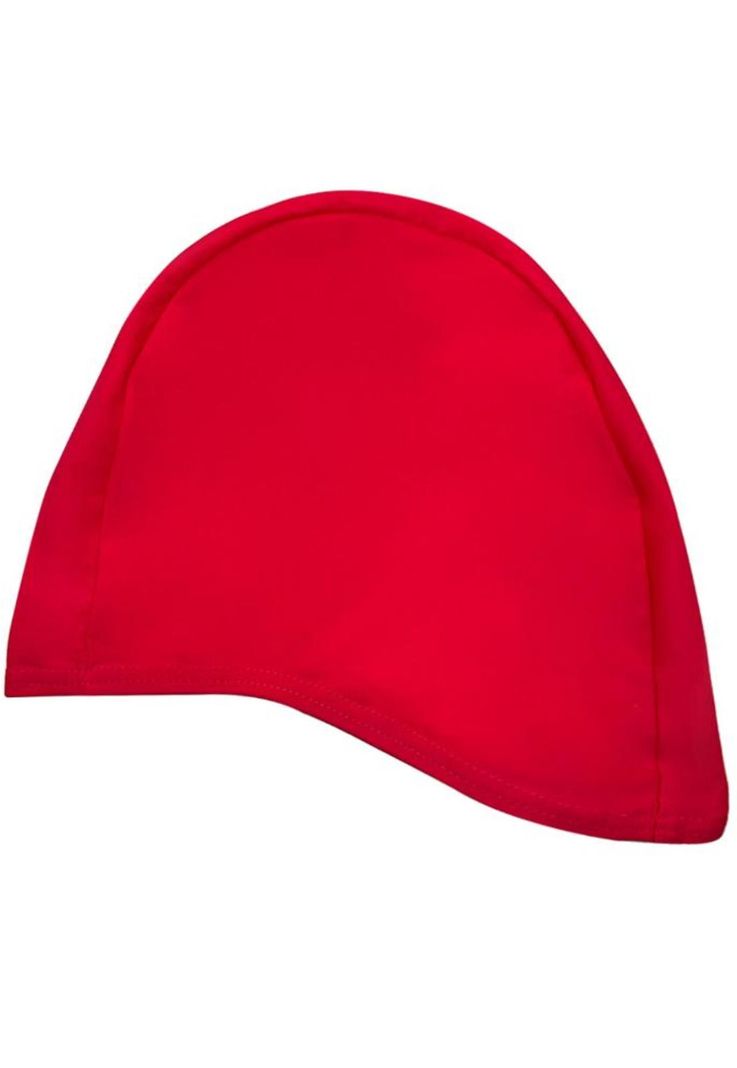 Gorro para piscina de lycra rojo-1