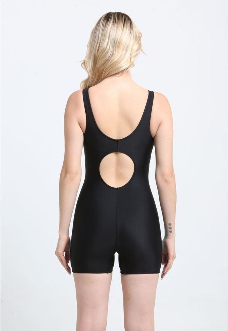 Traje de baño Deportivo media pierna color turquesa-1
