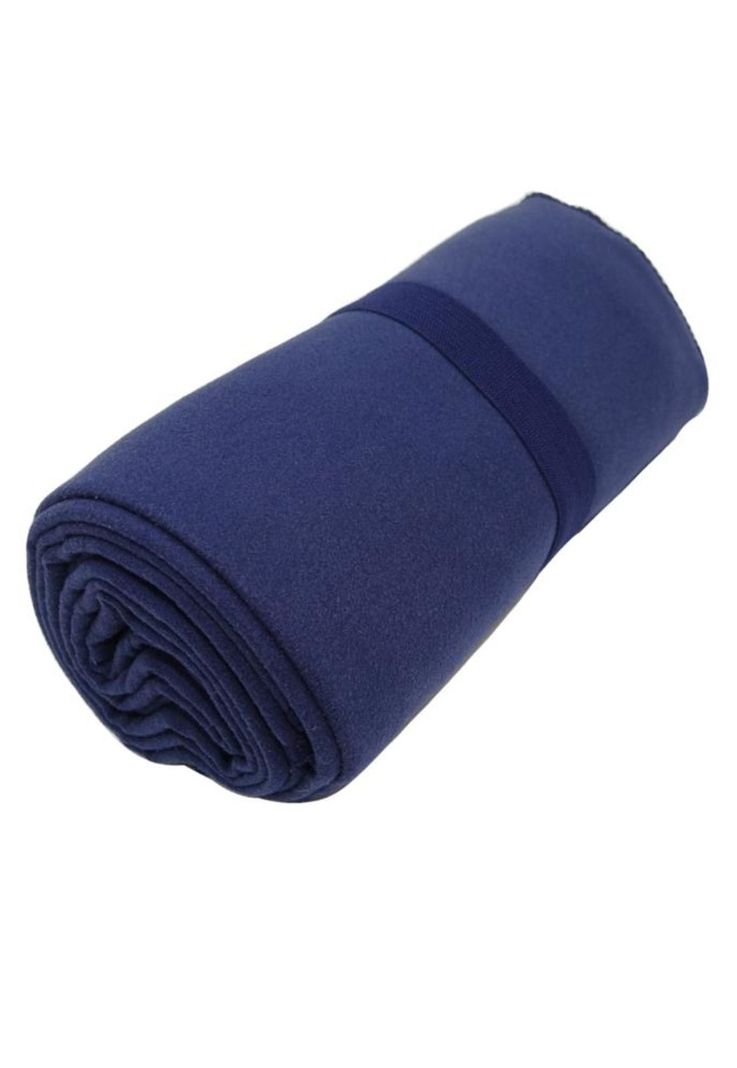 Toalla de microfibra chica 100 x 50 cm azul marino-3