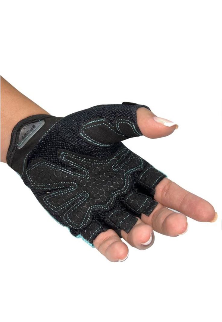 Guantes deportivos celeste-2