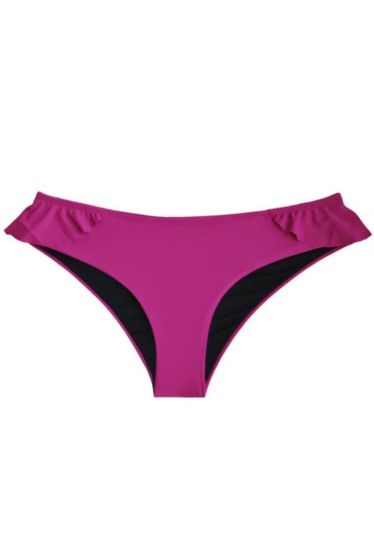 Bikini calzón con vuelos morado-0