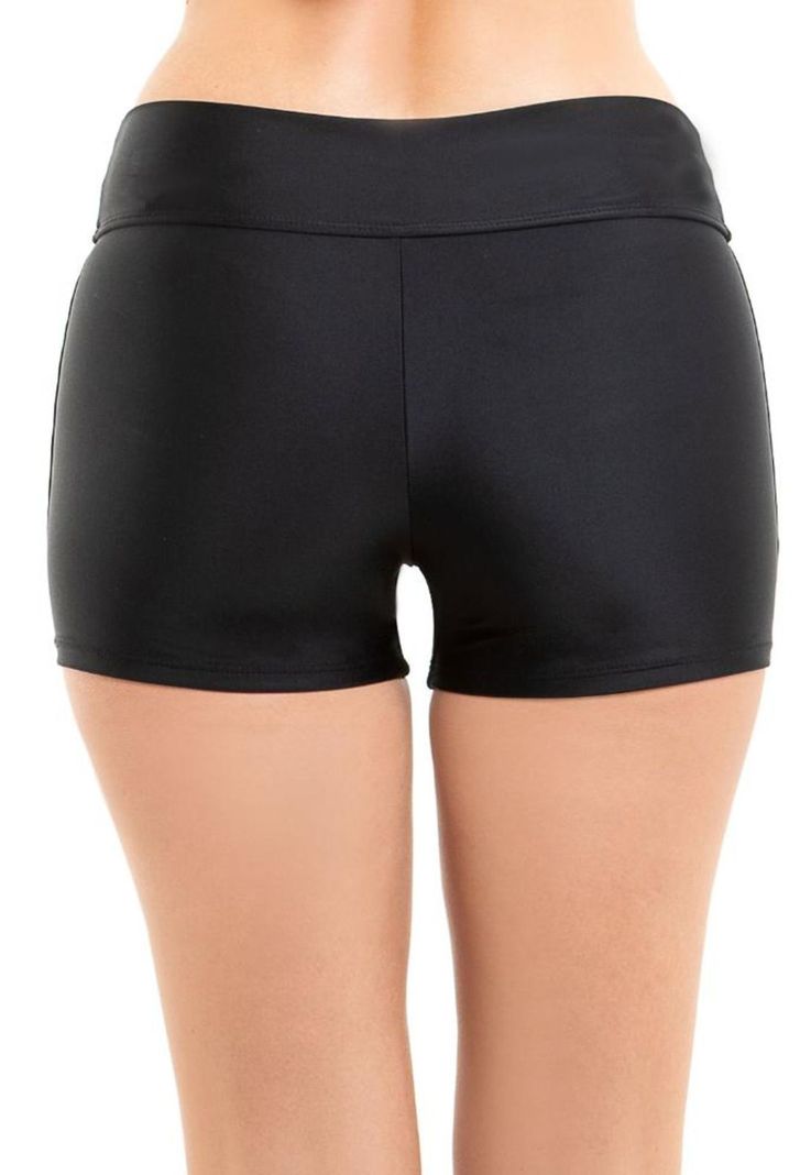 Bikini short para niña negro-1
