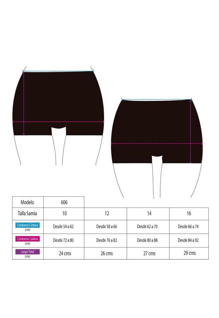 Bikini short para niña negro-3