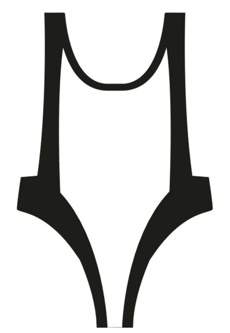 Traje de bano costados rebajados blanco y negro