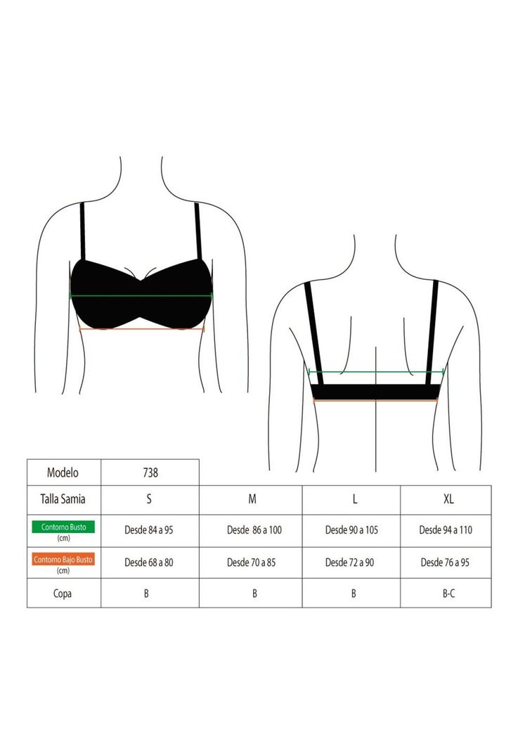 Bikini estilo sostén strapless color azul-3