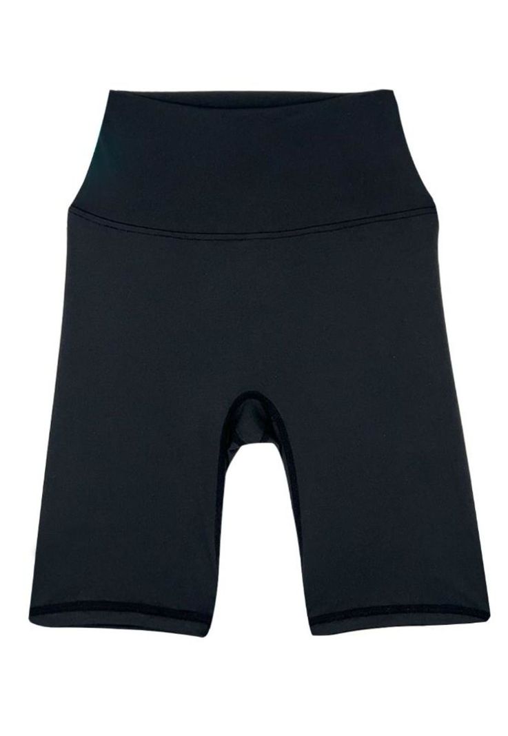 Calza Biker Efecto Push Up Negra-2